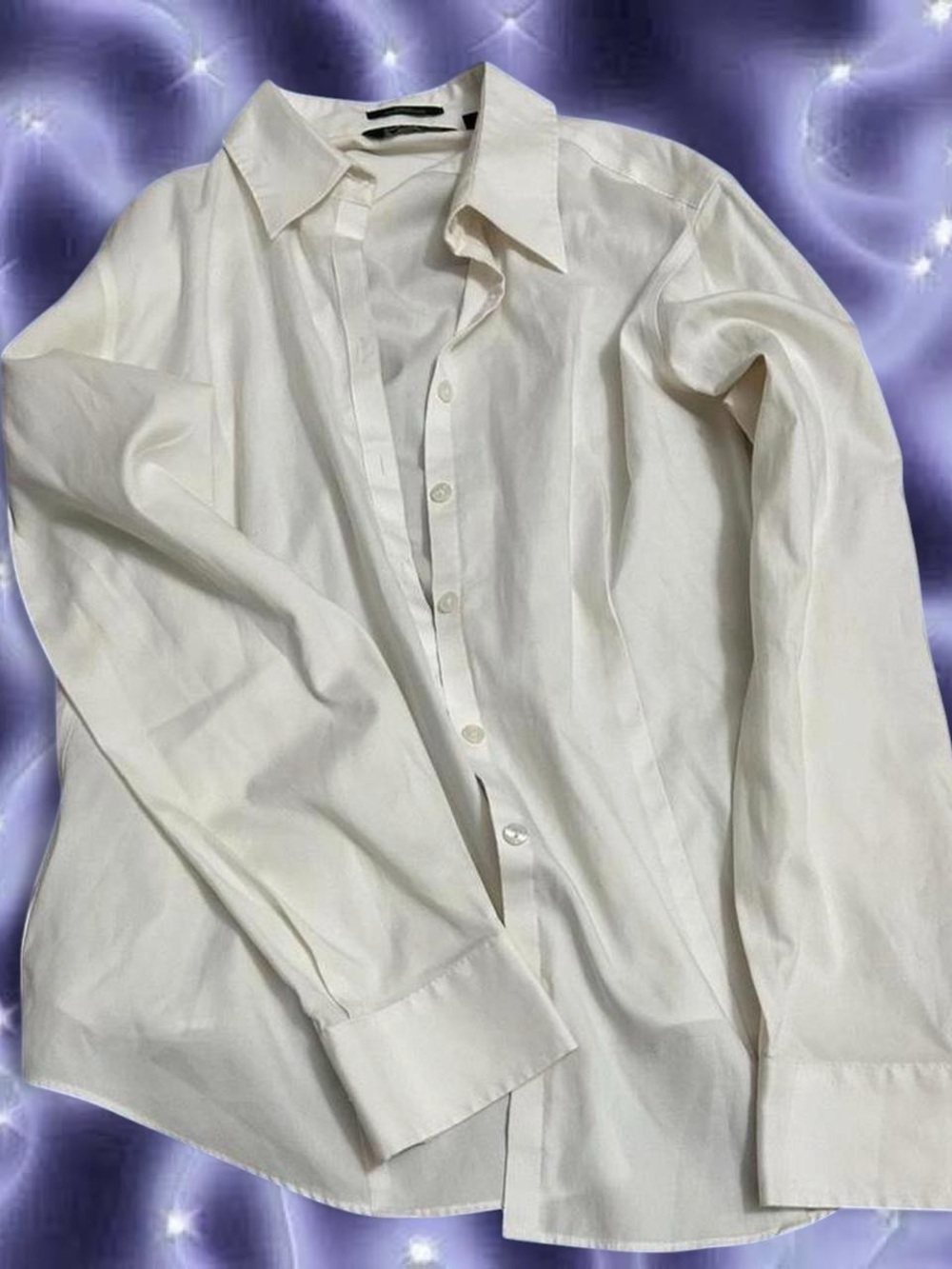 Eddie Bauer Women's White Button-Down Shirt